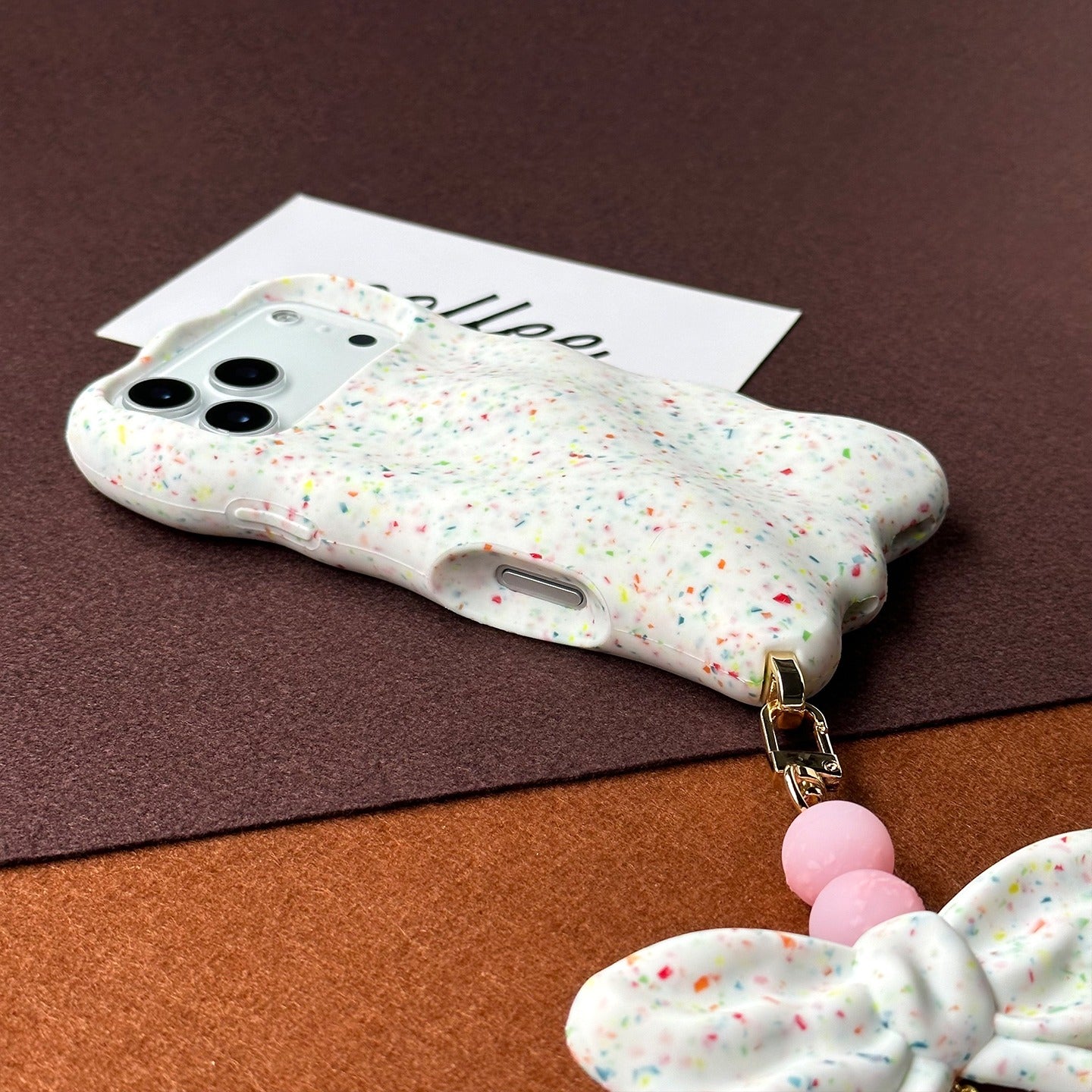 iPhone 17 Pro Max Case - Free to Shine (Birthday Cake Mix with Phone Charm)