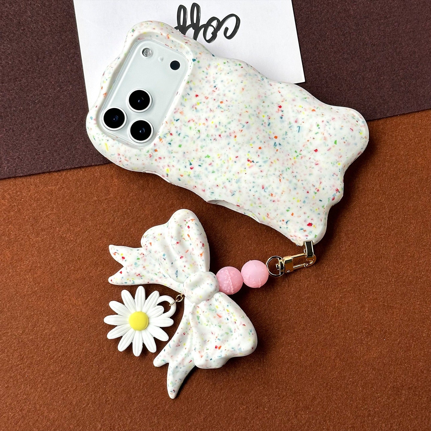 iPhone 17 Pro Max Case - Free to Shine (Birthday Cake Mix with Phone Charm)