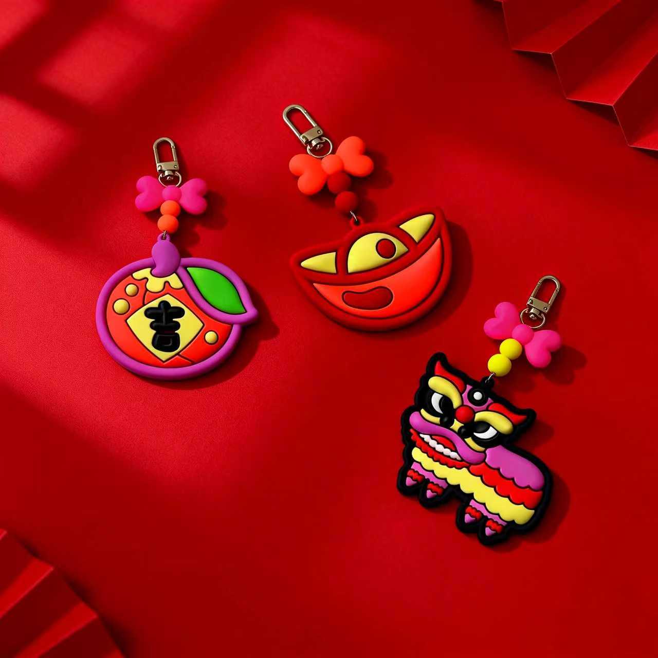 Lunar New Year Charm - Lion Dance