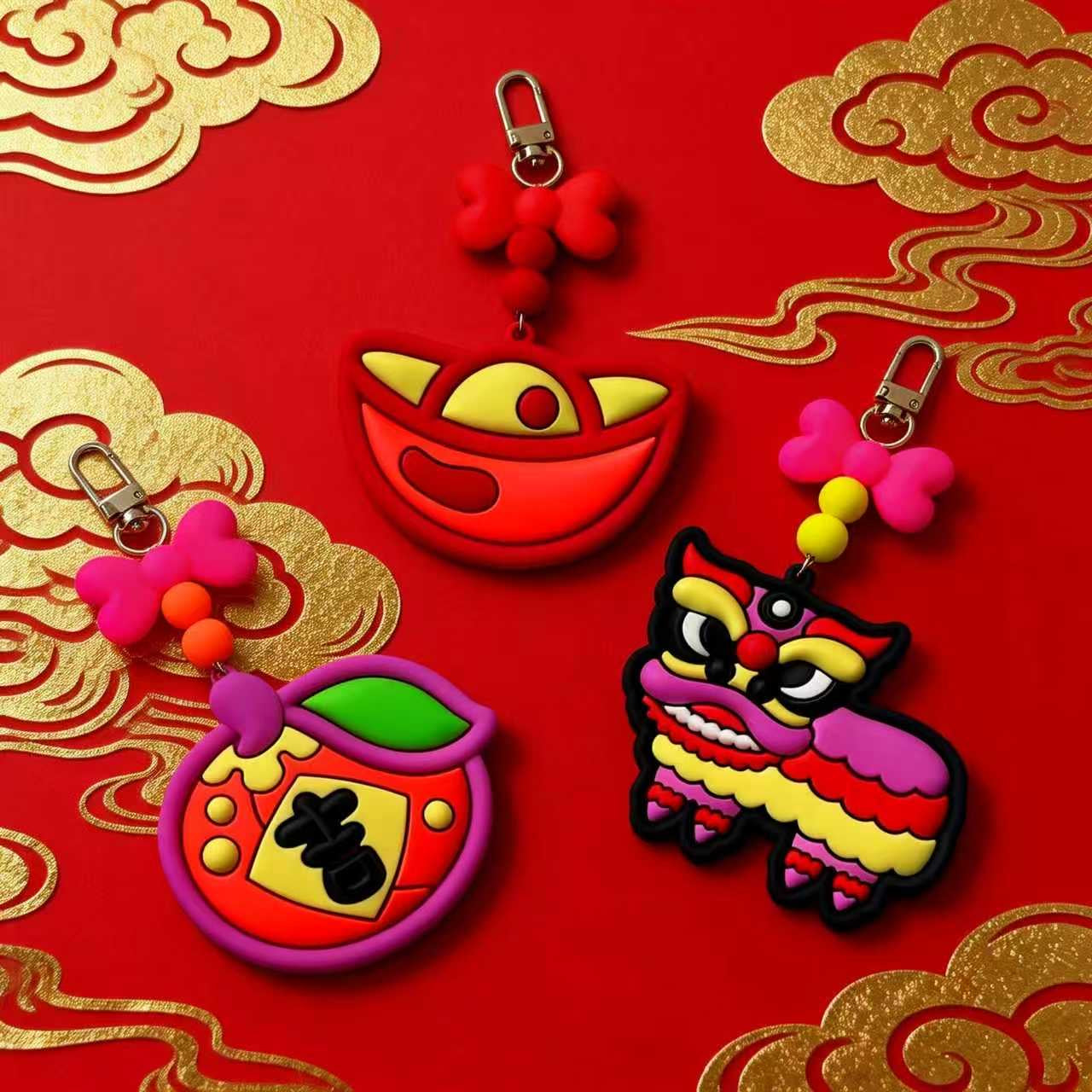 Lunar New Year Charm - Lion Dance