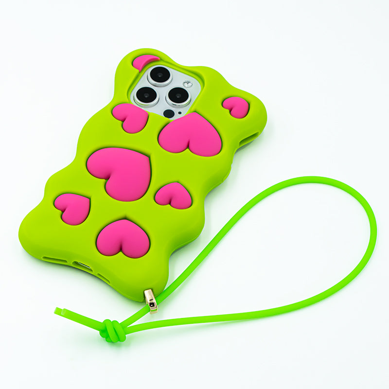 iPhone 15 Pro Max case - Happy and Free (Green)