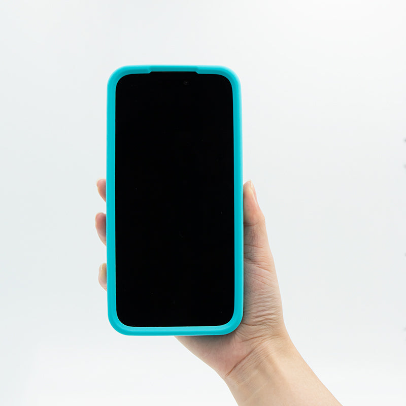 iPhone 15 Pro Max Silicone Case (Blue)