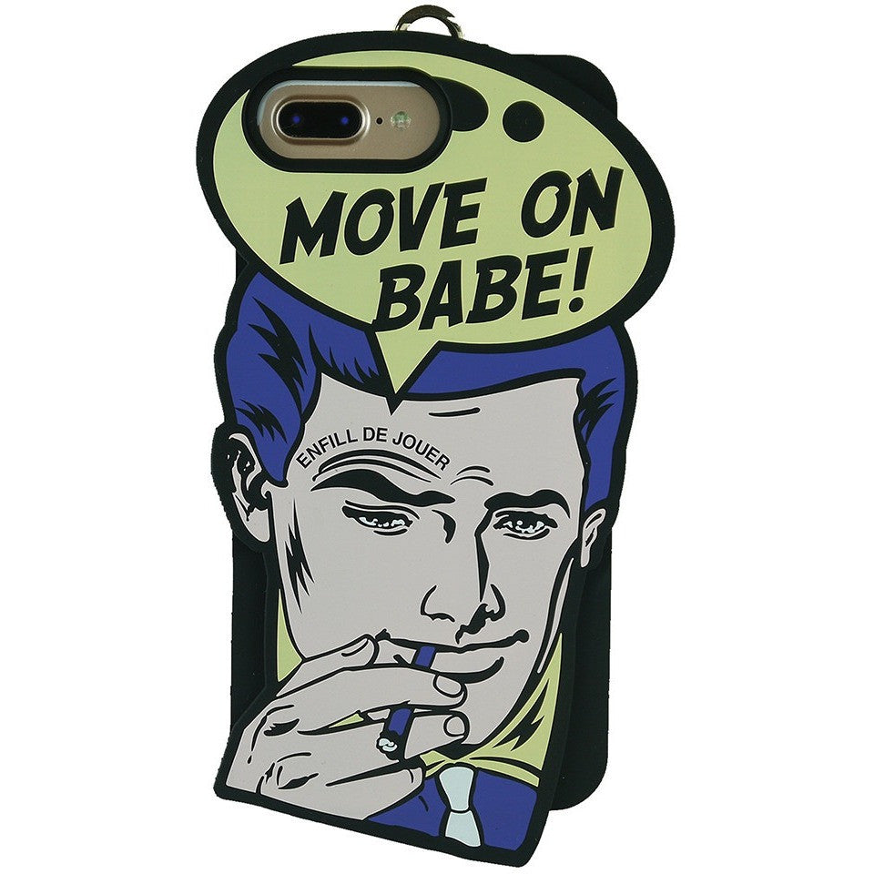 iPhone 7 Plus Boy's Talk case - Move On Babe! (2 colours available) - Phone Cases - Candies Gifts