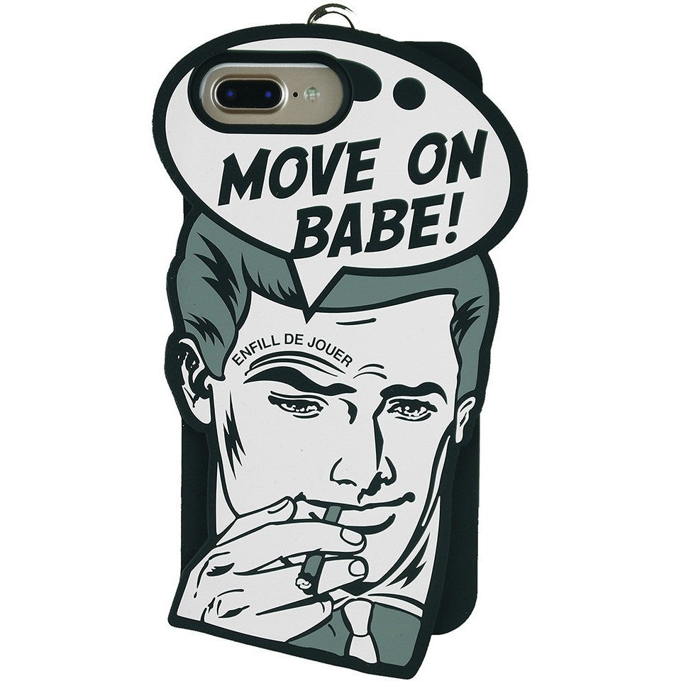 iPhone 7 Plus Boy's Talk case - Move On Babe! (2 colours available) - Phone Cases - Candies Gifts