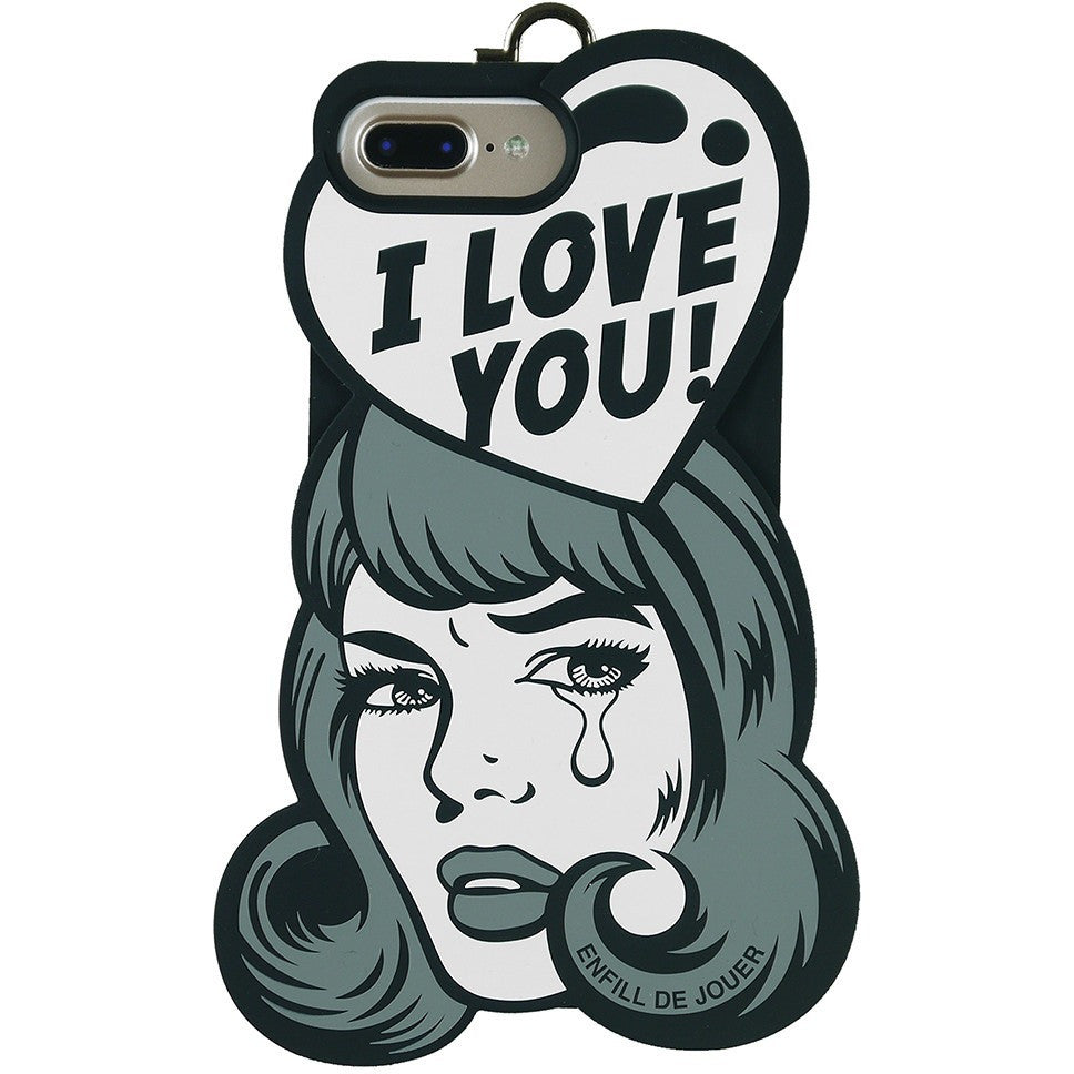 iPhone 7 Plus Girl's talk case I Love You (2 colours available) - Phone Cases - Candies Gifts