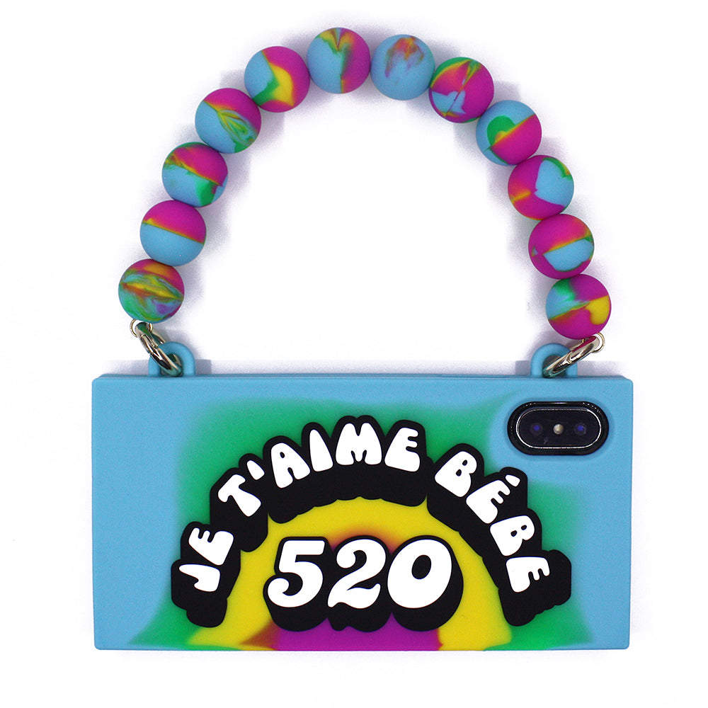 iPhone X/Xs Rainbow Handbag Case - JE T'AIME BÉBÉ 520