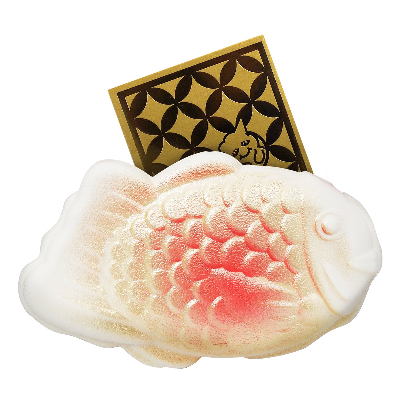 Taiyaki Bag (Metallic White and Red)