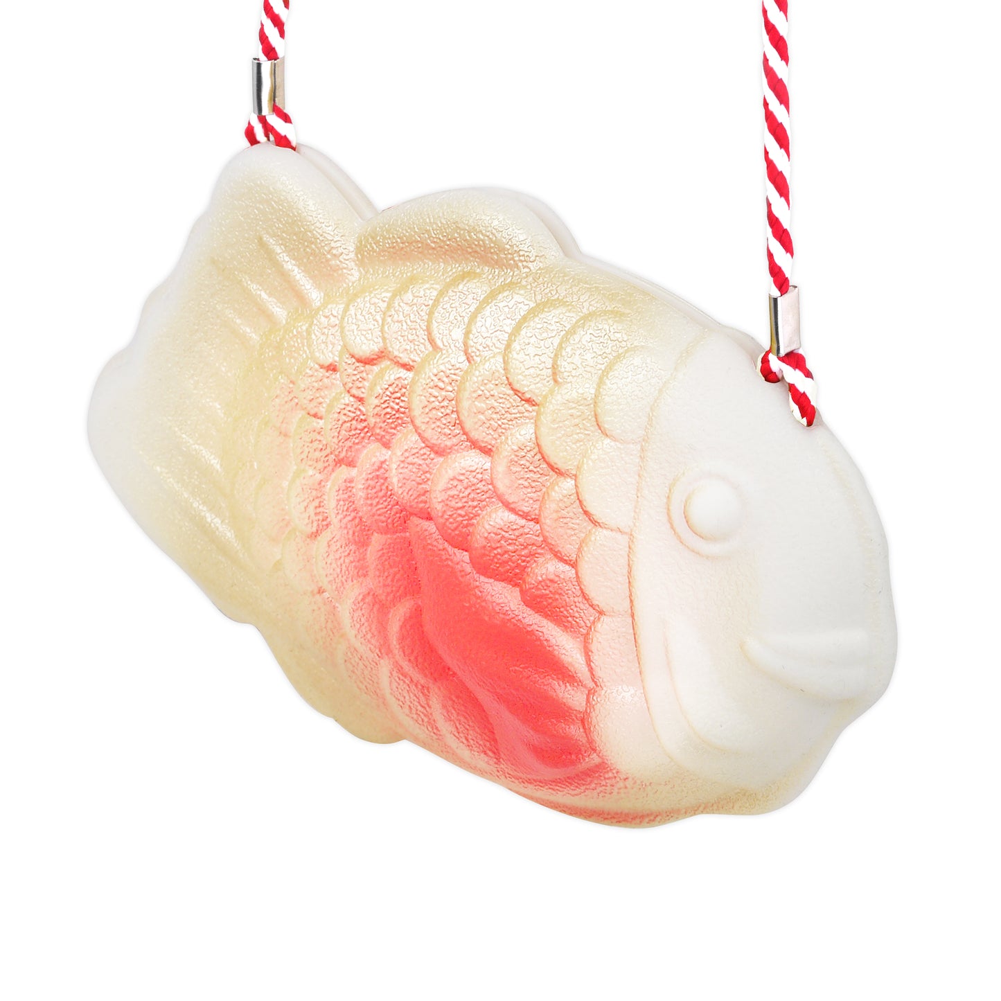 Taiyaki Bag (Metallic White and Red)