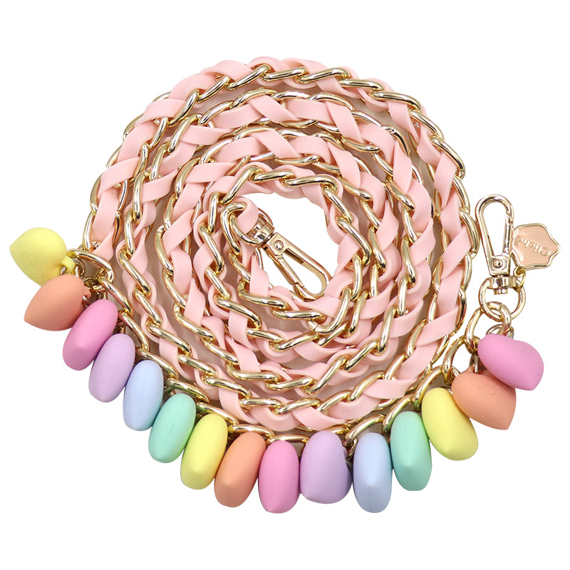 Long Celebrity Strap with Rainbow Hearts