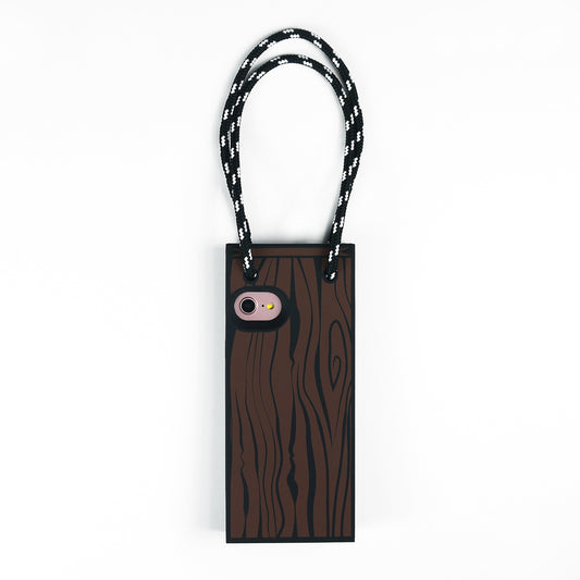iPhone SE/7/8 Shopping Bag Case (Wood Pattern)