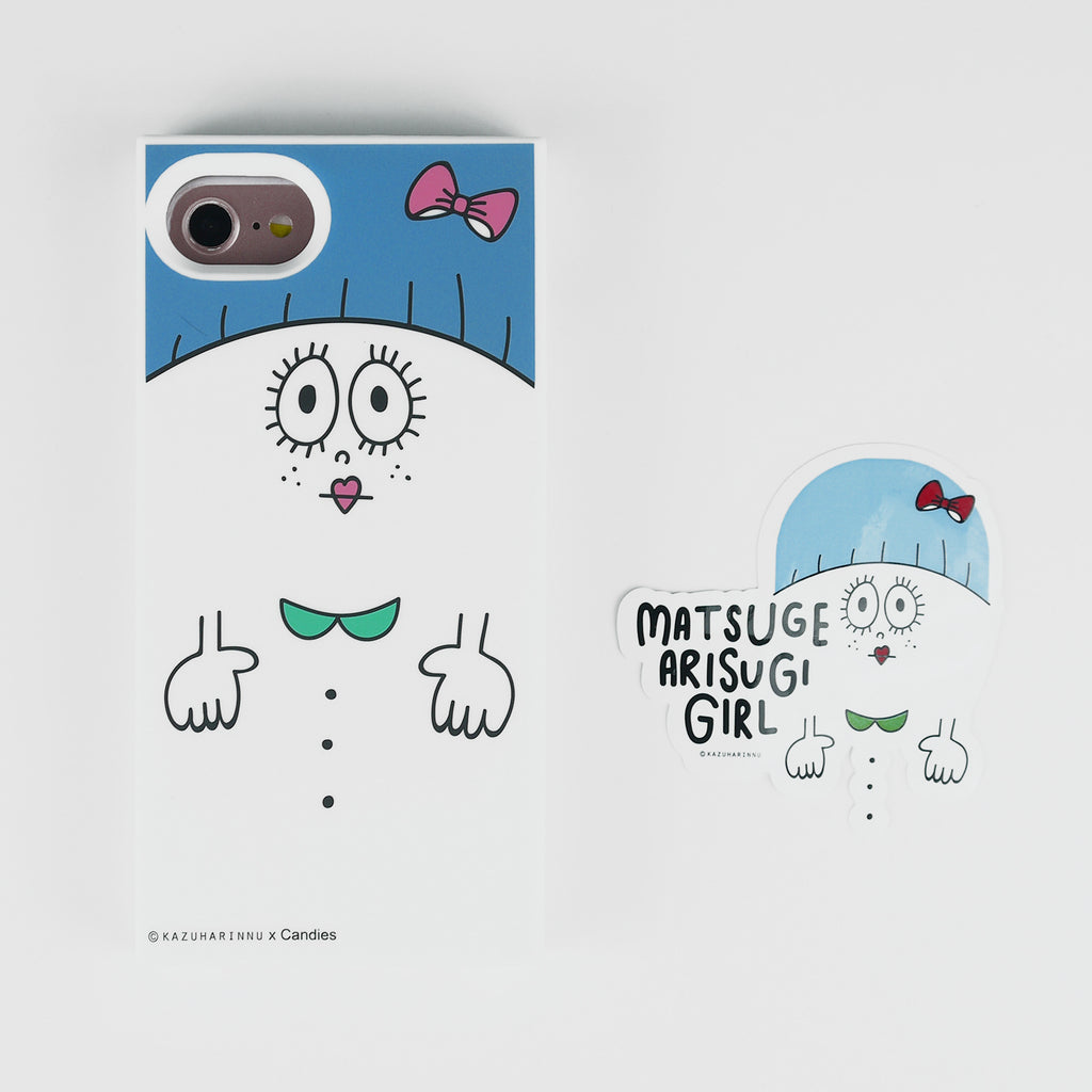 iPhone SE/7/8 Case - Candies x Kazuharinnu - Matsuge Arisugi Girl