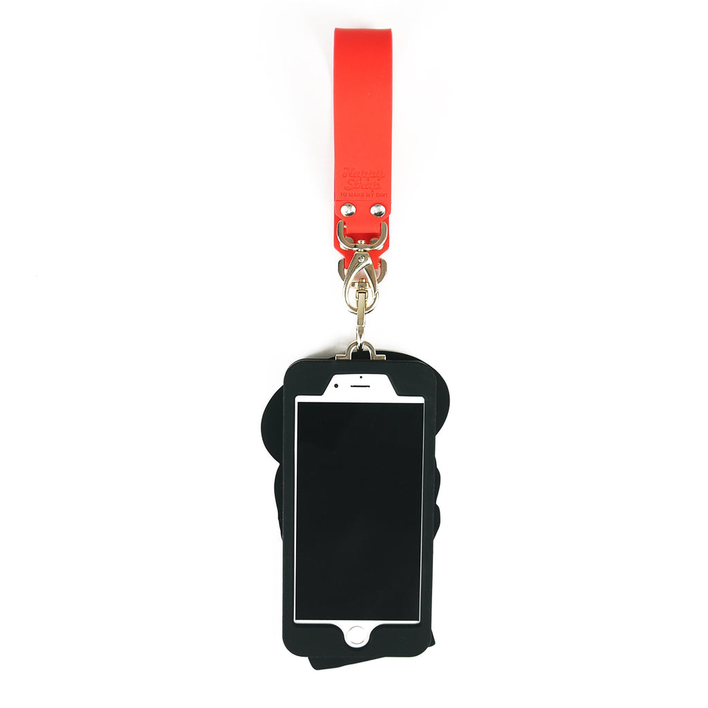 iPhone 7 Plus/8 Plus Case - Boy's Talk (Red Edition) with Happy Strap