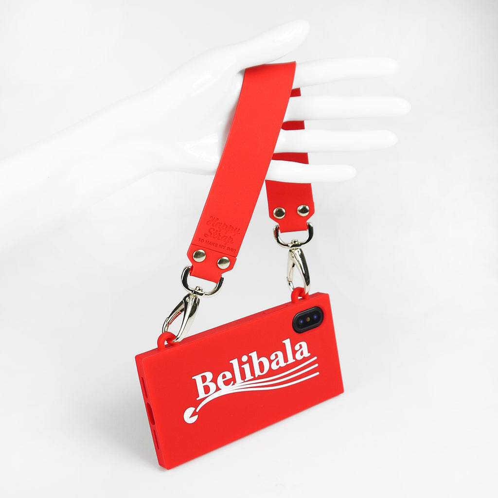 iPhone X/Xs Handbag Case - Belibala (Red)