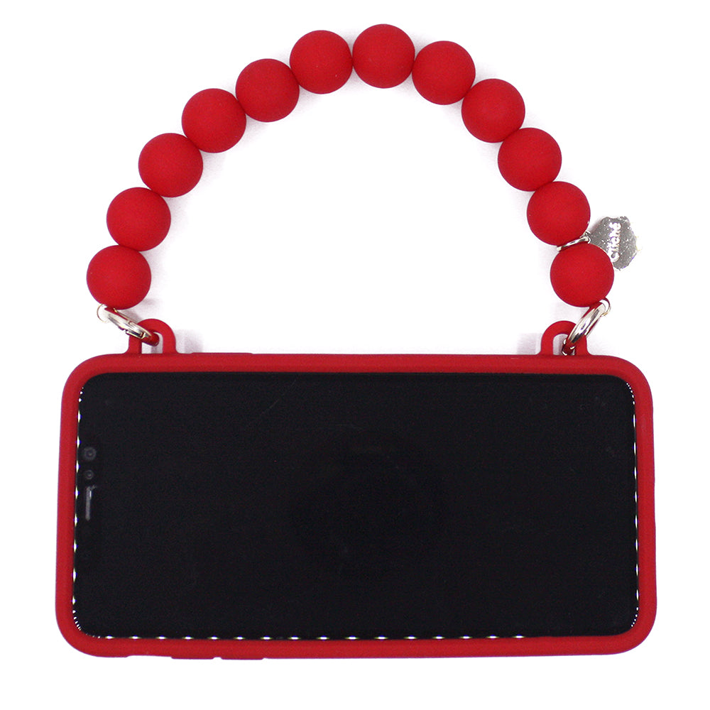 iPhone XS Max Seal Stamped Case (Pink/Red)