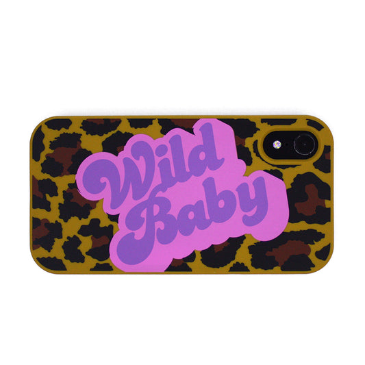 iPhone XR Simple Case - Leopard (Wild Baby)