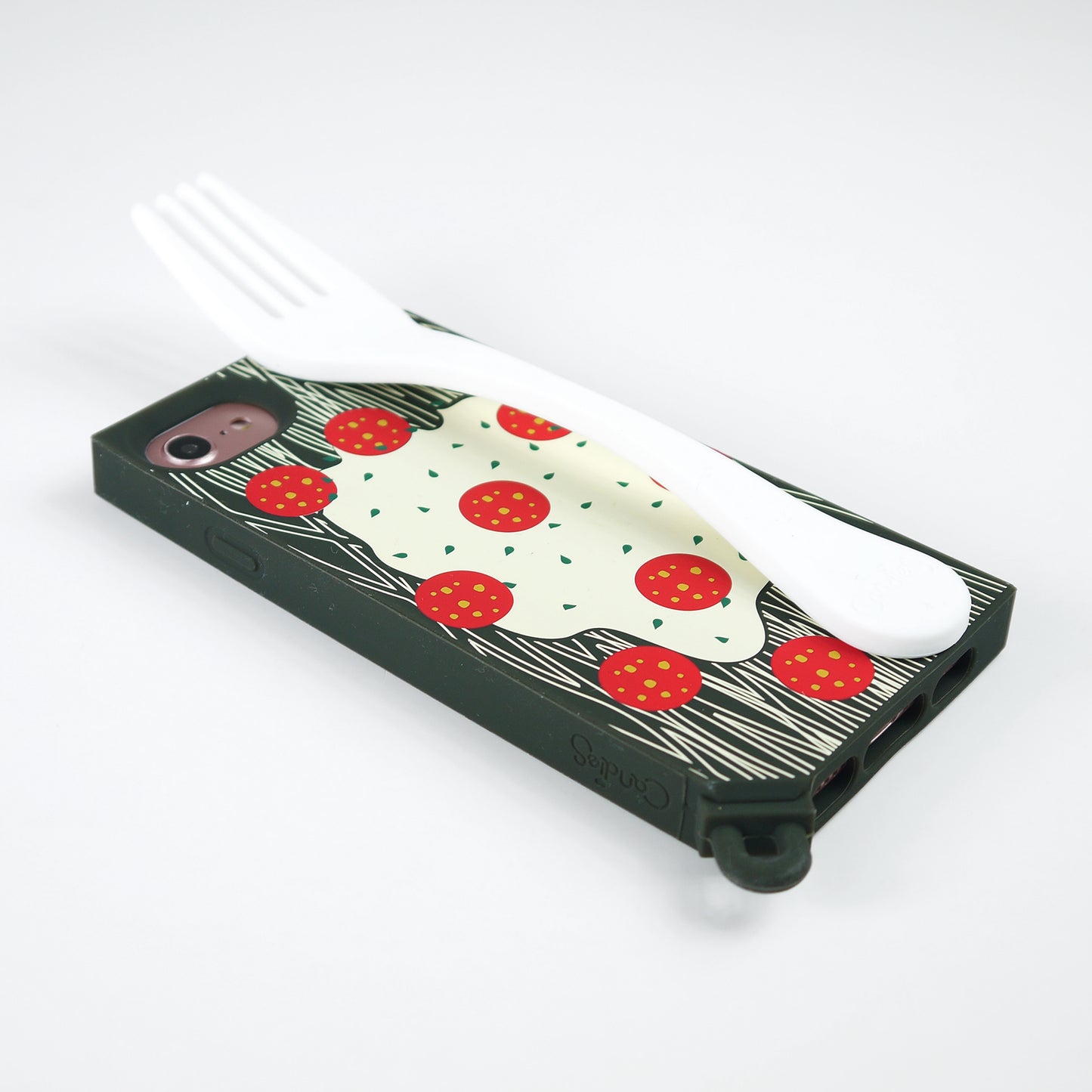 iPhone SE/7/8 Handle Case - Squid Ink Spaghetti