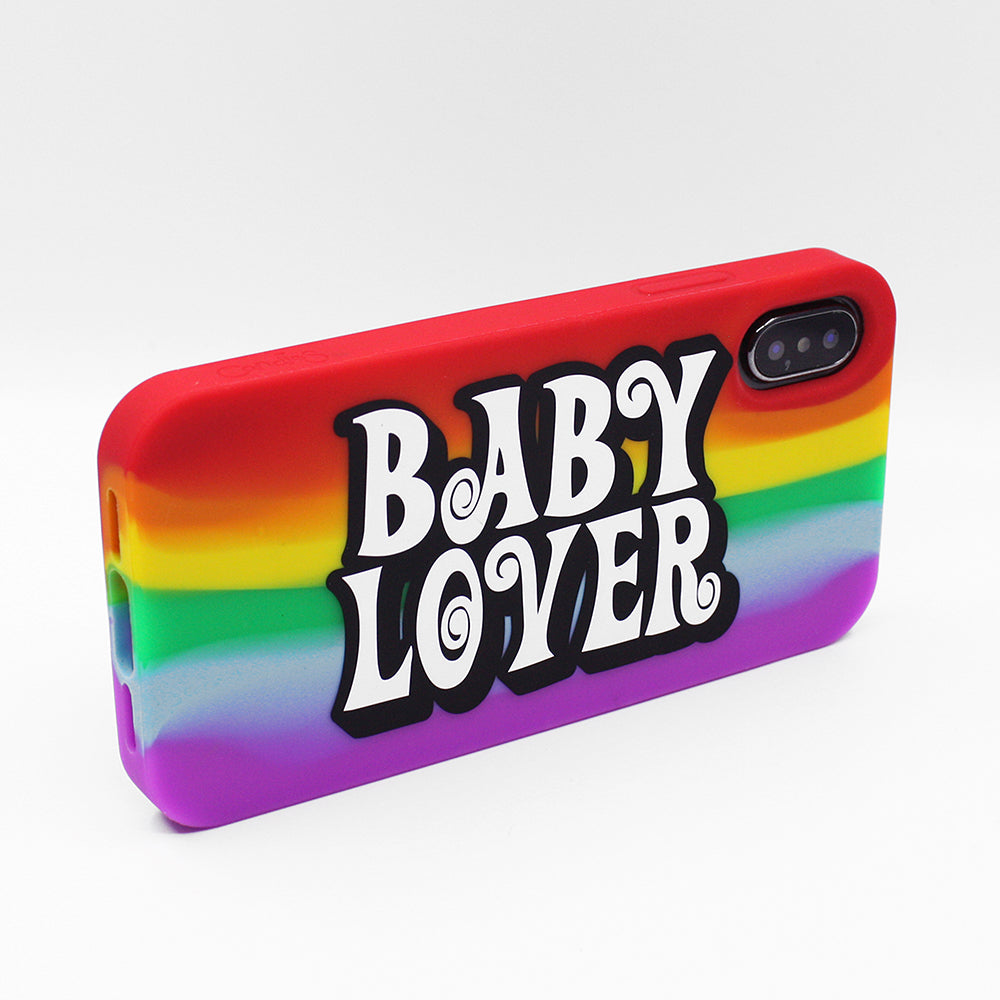 iPhone X/Xs Rainbow Simple Case - BABY LOVER