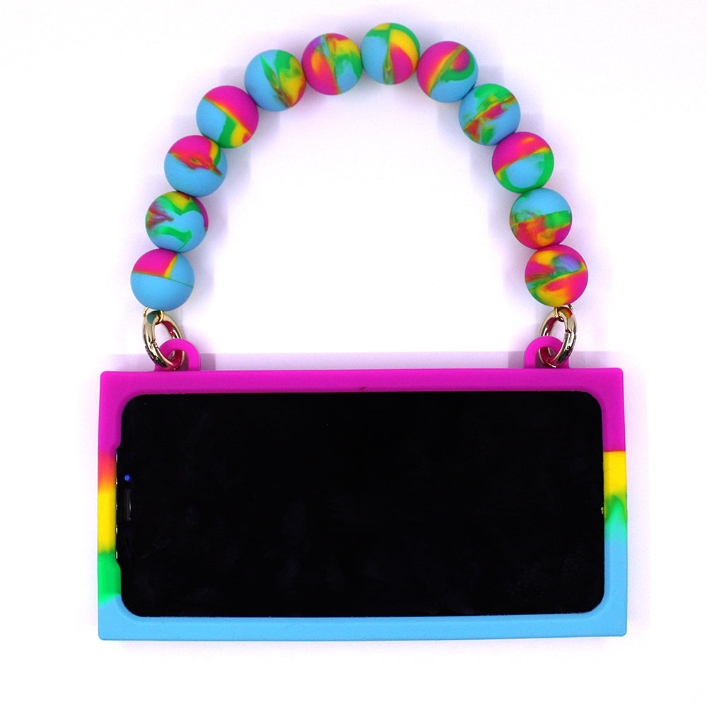 iPhone X/Xs Rainbow Handbag Case - FOREVER TOGETHER