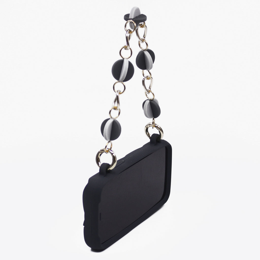 iPhone 12 Pro Max Grey Seal Stamped Case with Balloon Strap