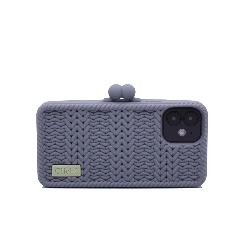 iPhone 12 Mini Knitted Case (Grey)