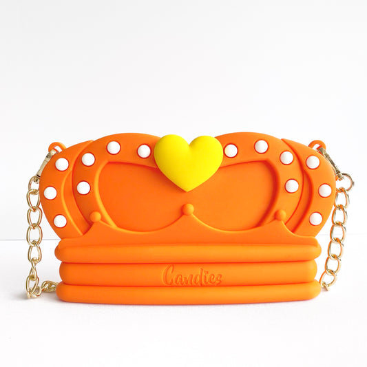 Silicone Crown Bag (Orange / Yellow)