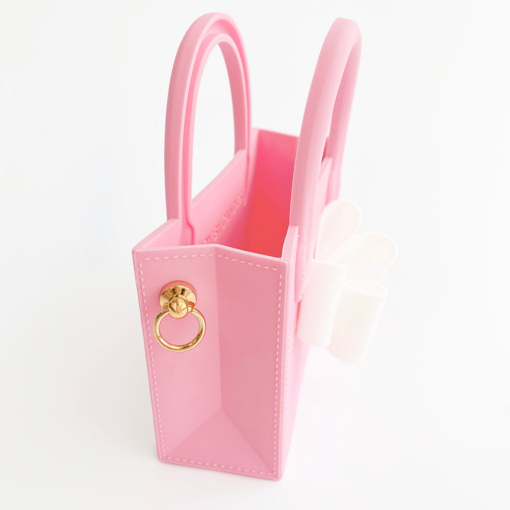 Micro Ribbon Box Bag (Pink)