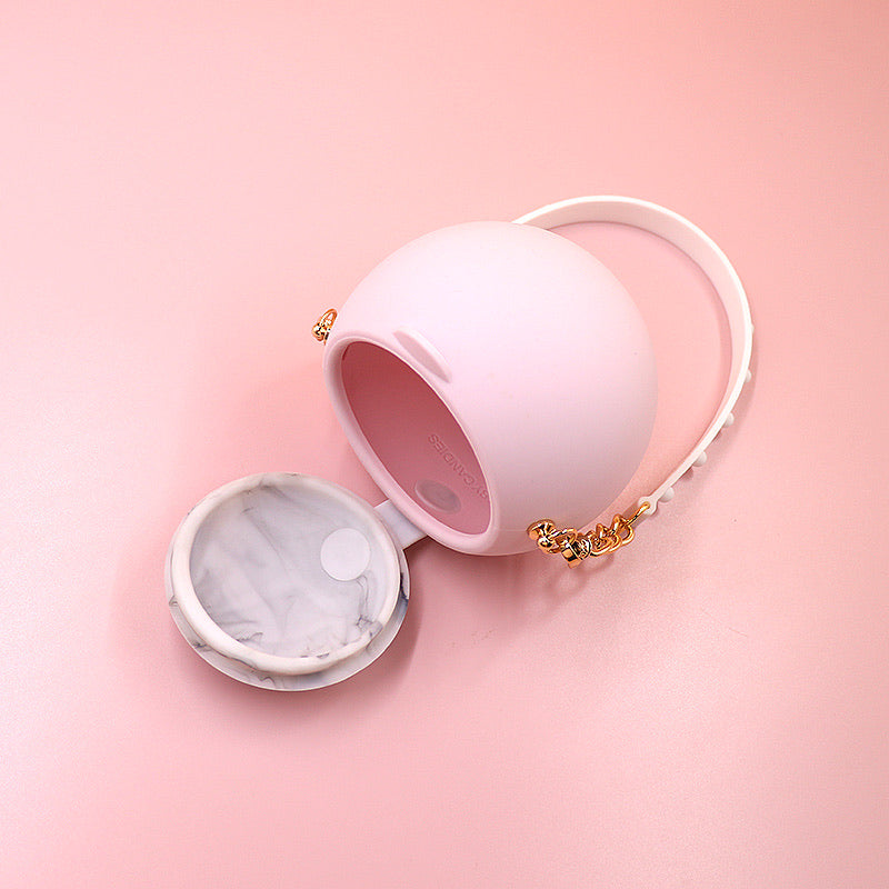 Silicone Bouncy Purse (Marble/Pink)