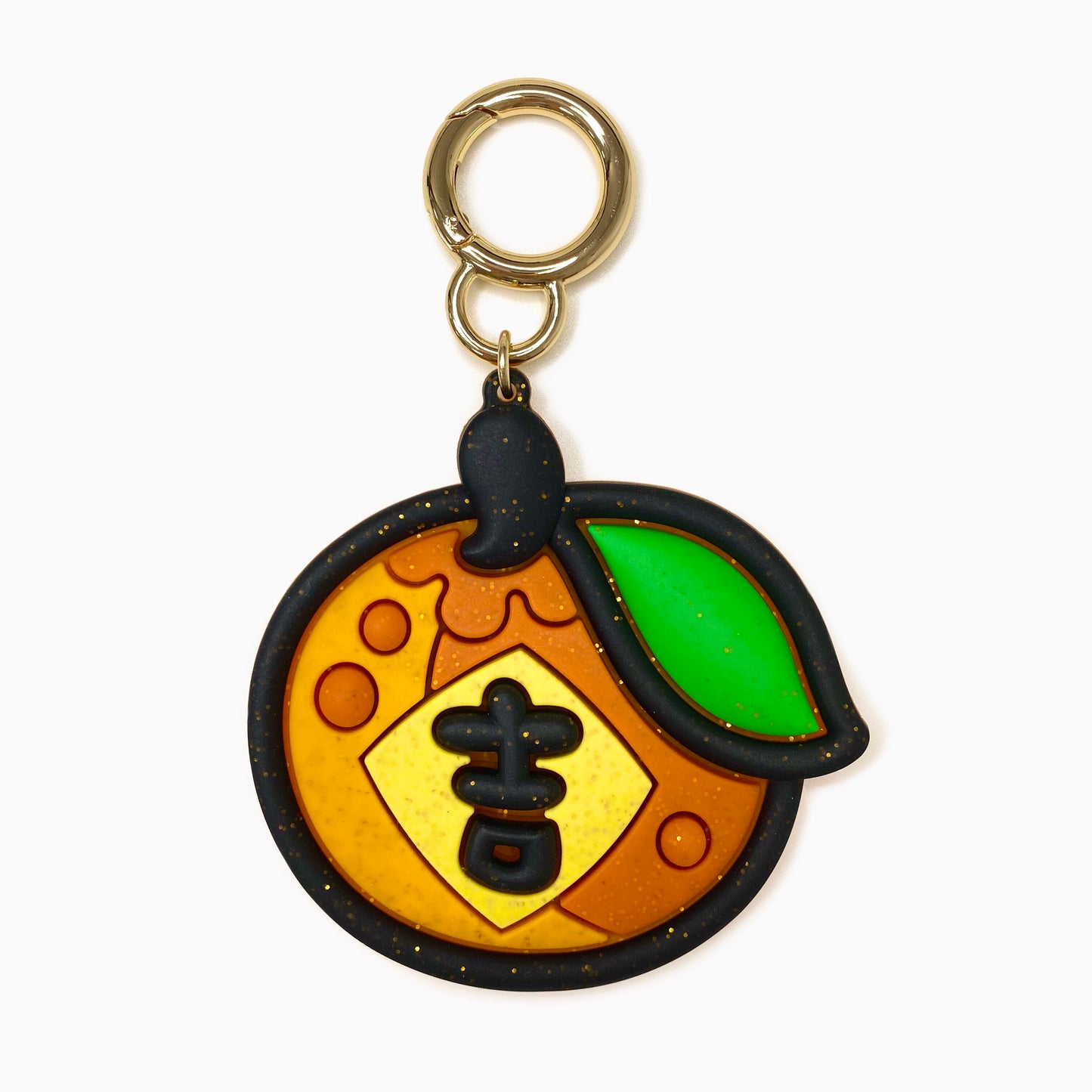 Happy Charm - Lucky Tangerine with Glitters