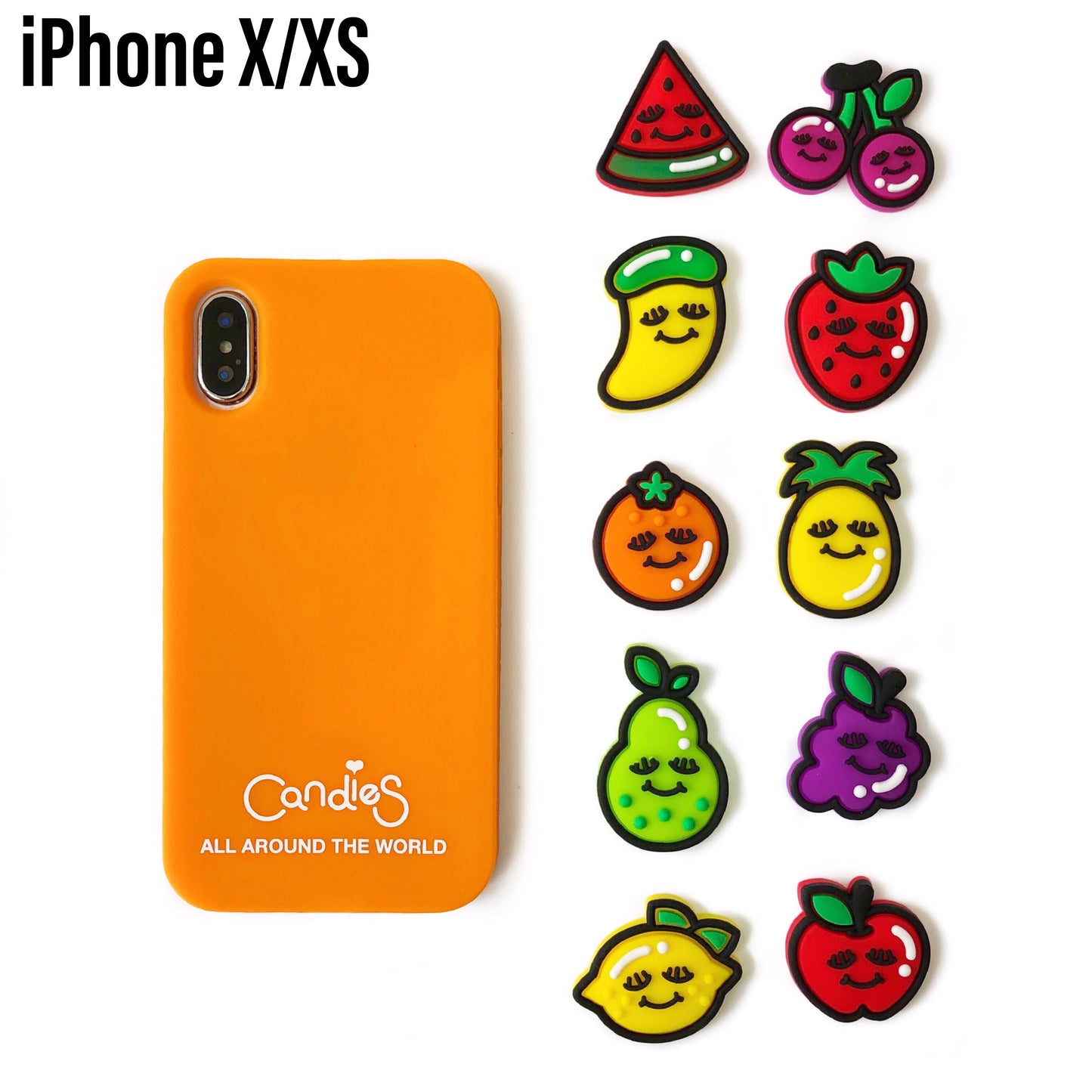 Fruits iPhone Case and Play Icon Set