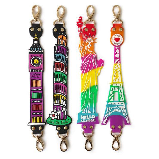 Rainbow Landmarks Happy Strap