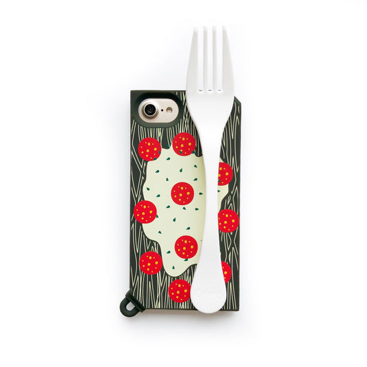 iPhone SE/7/8 Handle Case - Squid Ink Spaghetti
