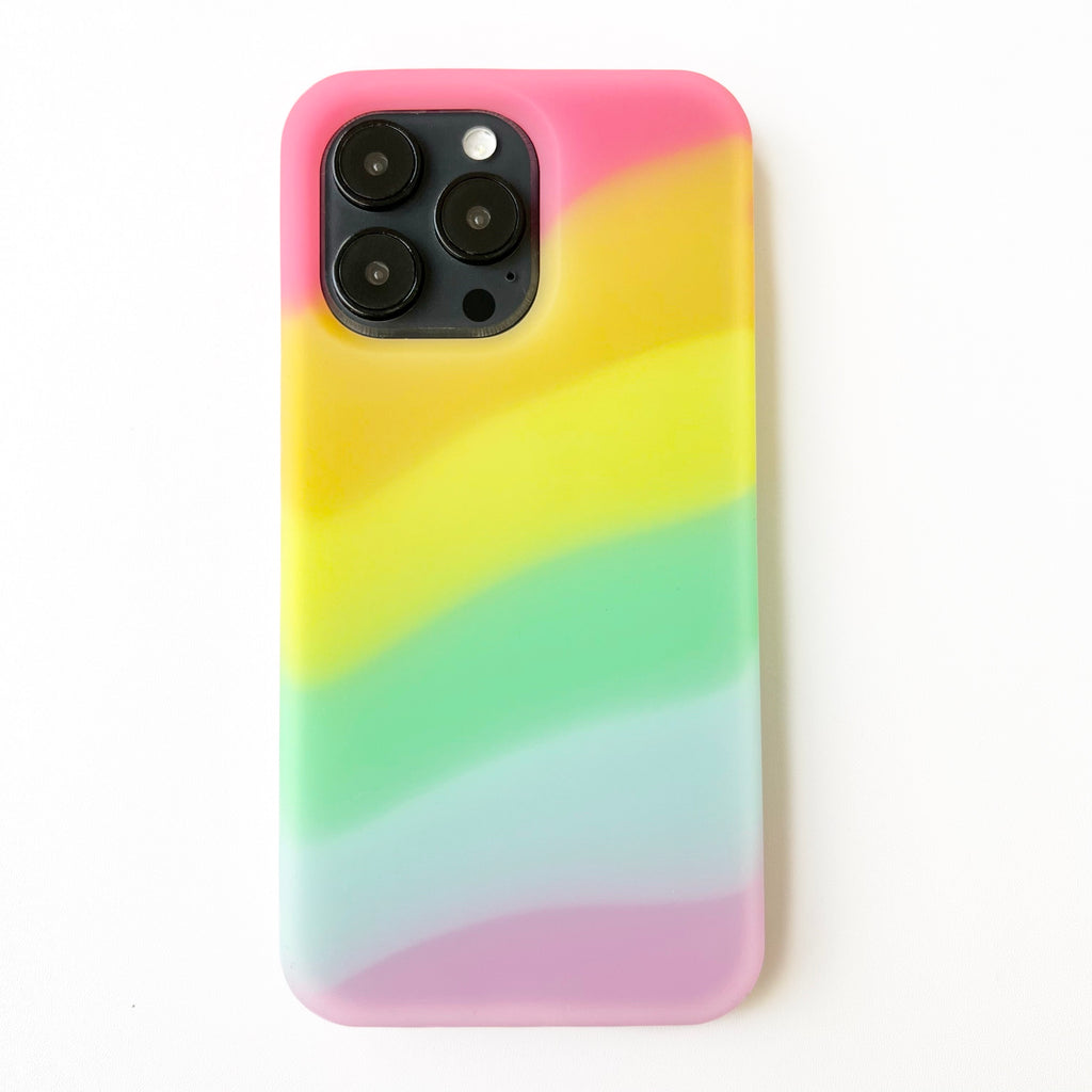 iPhone 14 Pro Max Jelly Rainbow Case