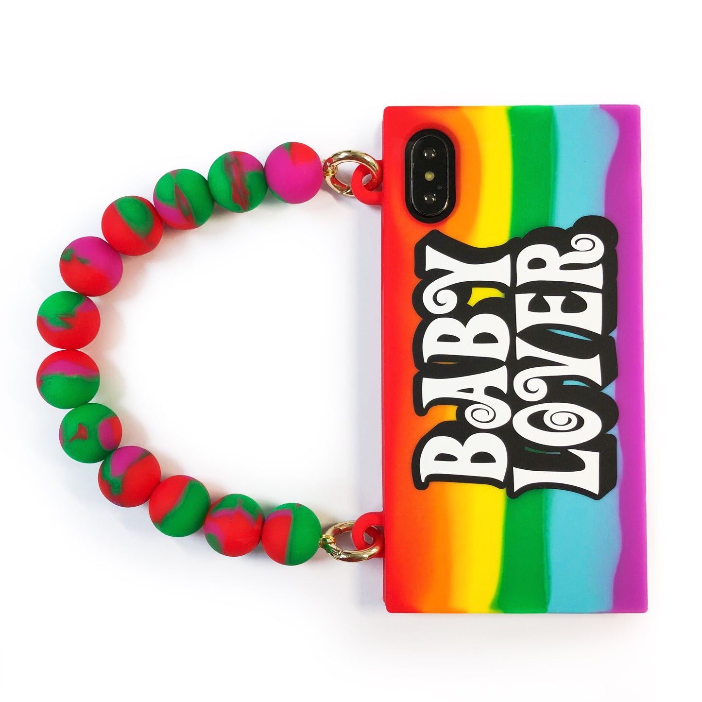 iPhone X/Xs Rainbow Handbag Case - BABY LOVER