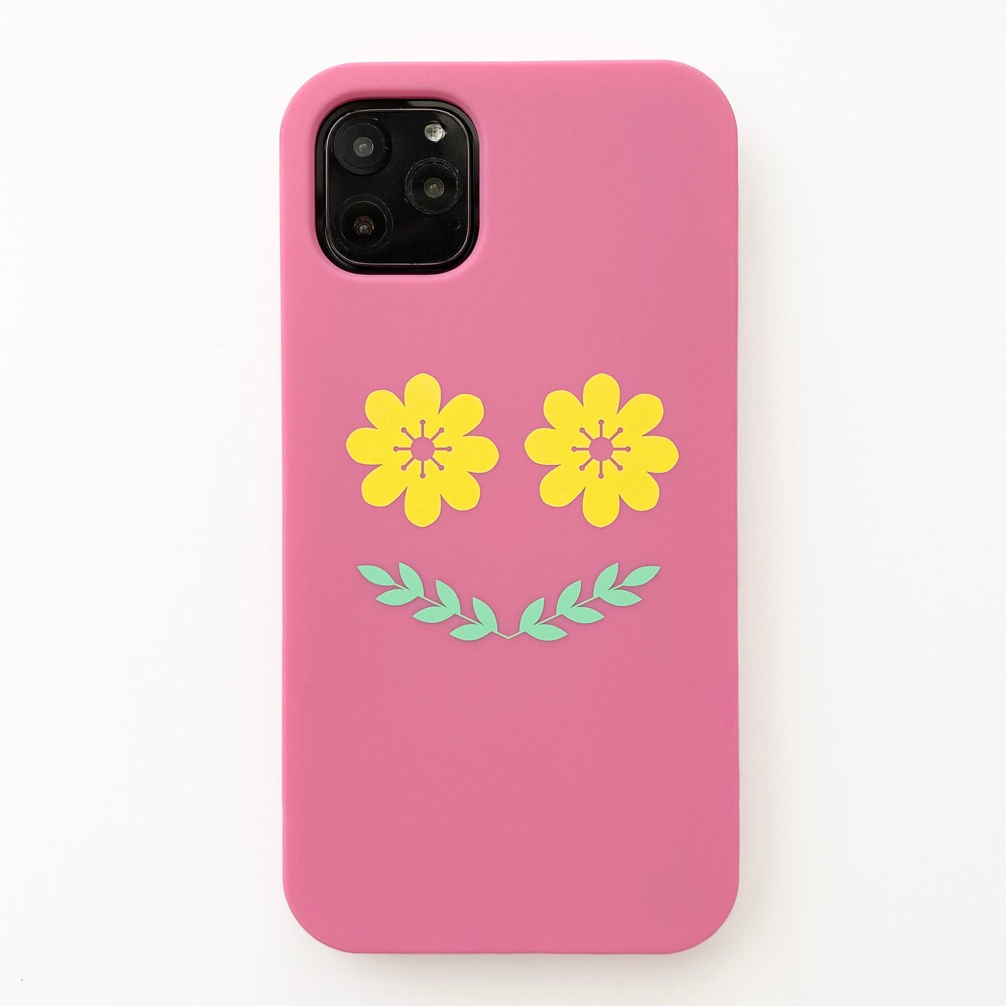 iPhone 11 Pro Max Simple Case - Flower Smile