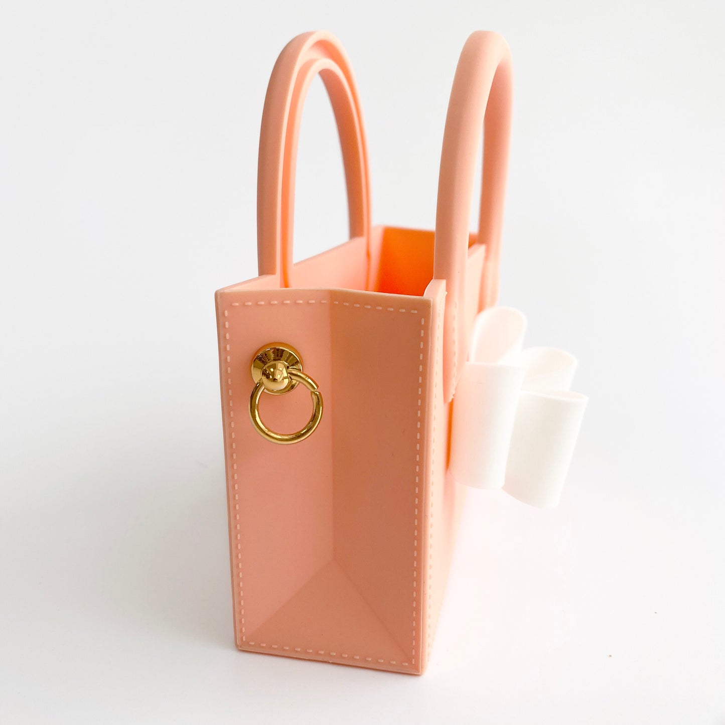 Micro Ribbon Box Bag (Orange)