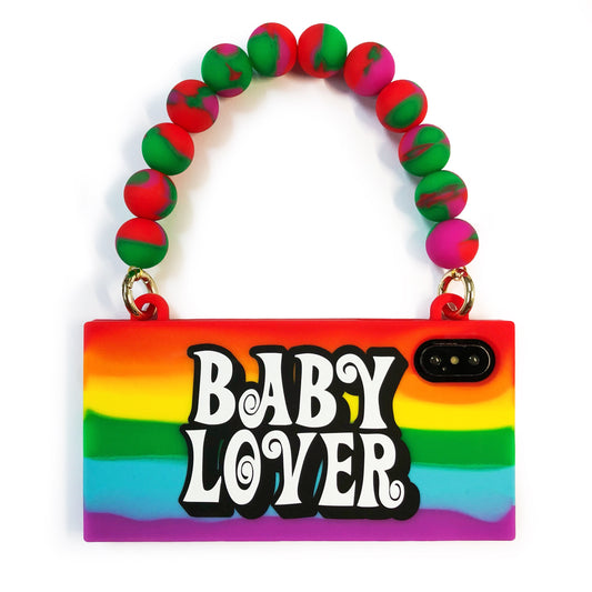 iPhone X/Xs Rainbow Handbag Case - BABY LOVER