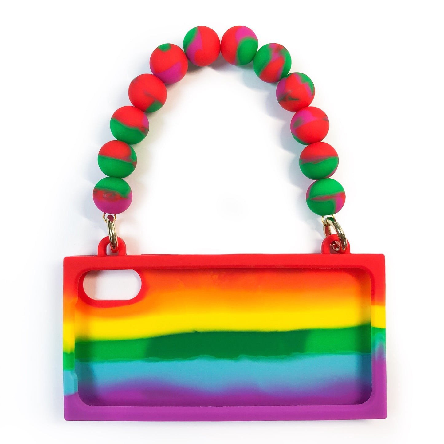 iPhone X/Xs Rainbow Handbag Case - BABY LOVER