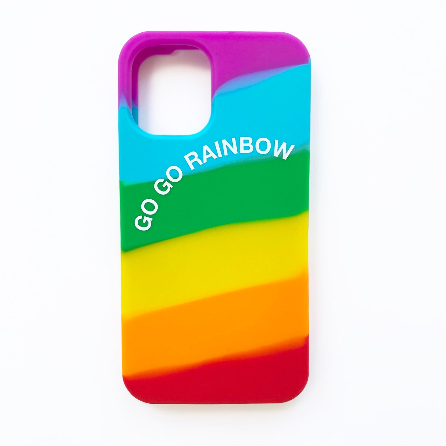 iPhone 12 Mini Simple Case - Go Go Rainbow