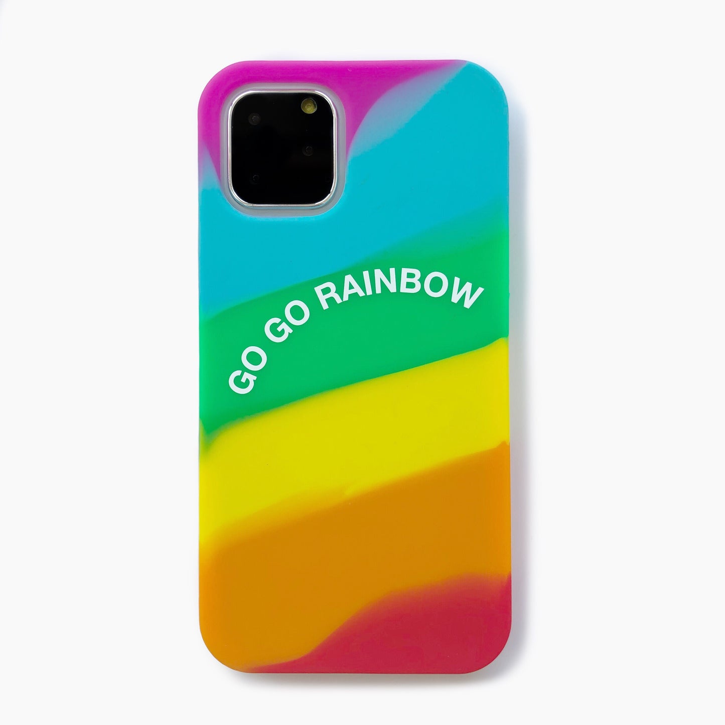 iPhone 11 Pro Simple Case - Go Go Rainbow (Bright)