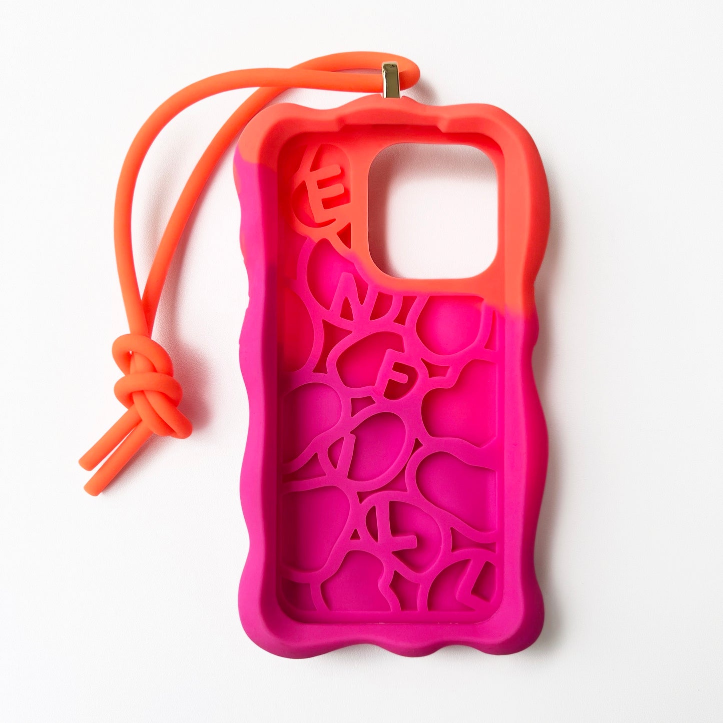 iPhone 14 Pro Case - Free to Shine (Fluorescent Pink)