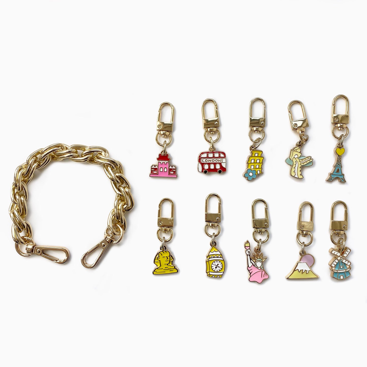 Happy Double Chain Strap