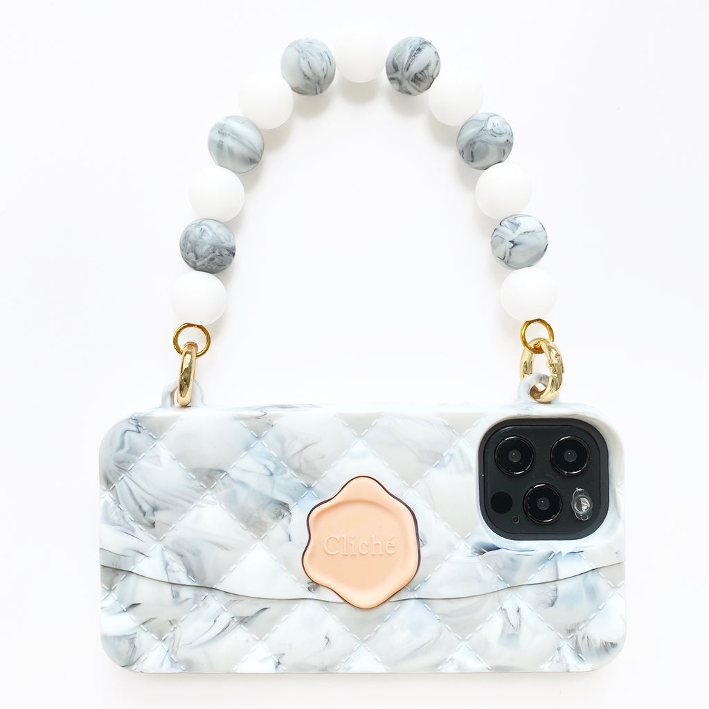 iPhone 12 Pro Max Marble Seal Stamped Case