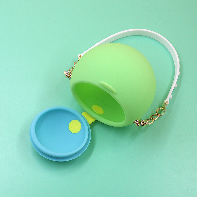 Silicone Bouncy Purse (Blue/Green)
