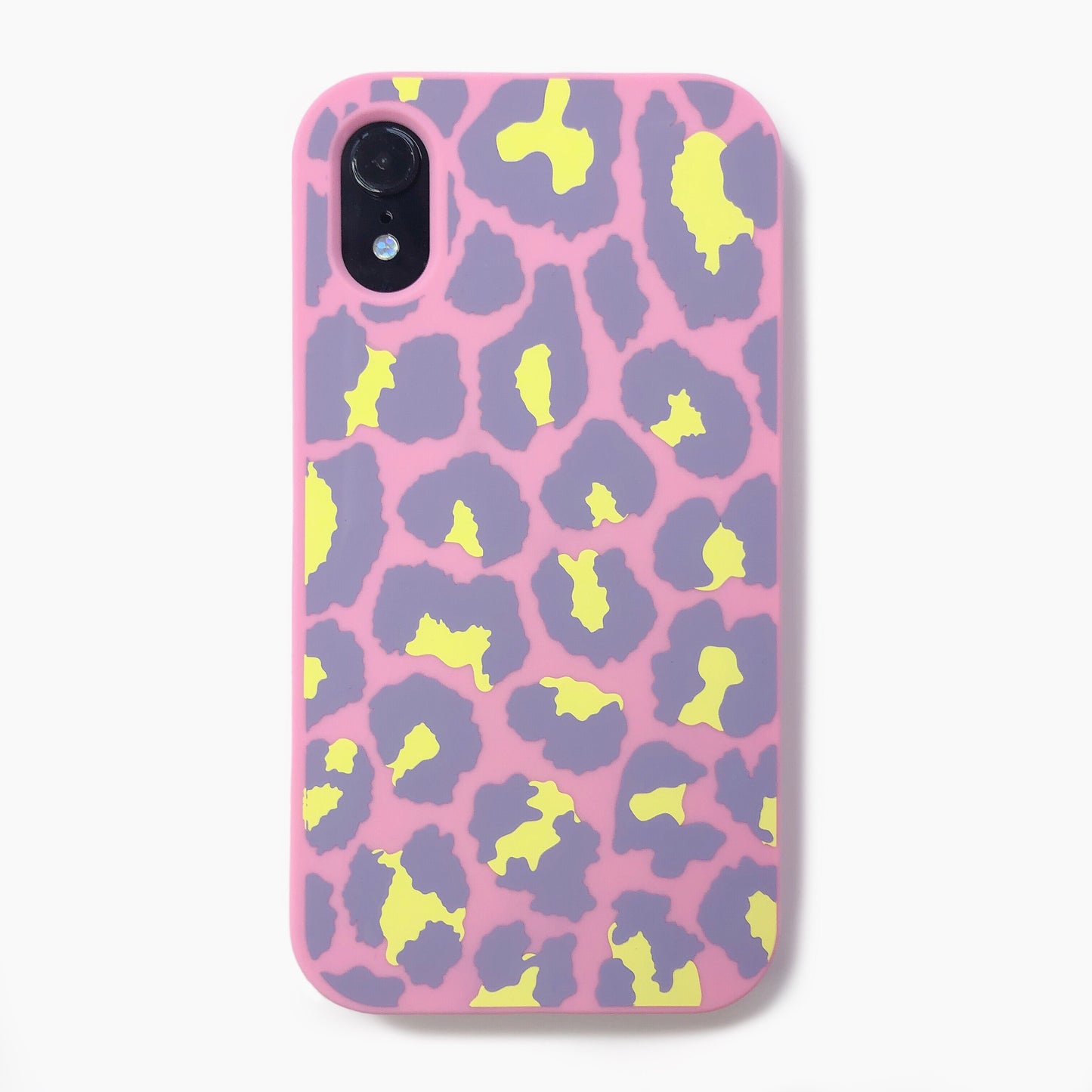 iPhone XR Simple Case - Pink Leopard
