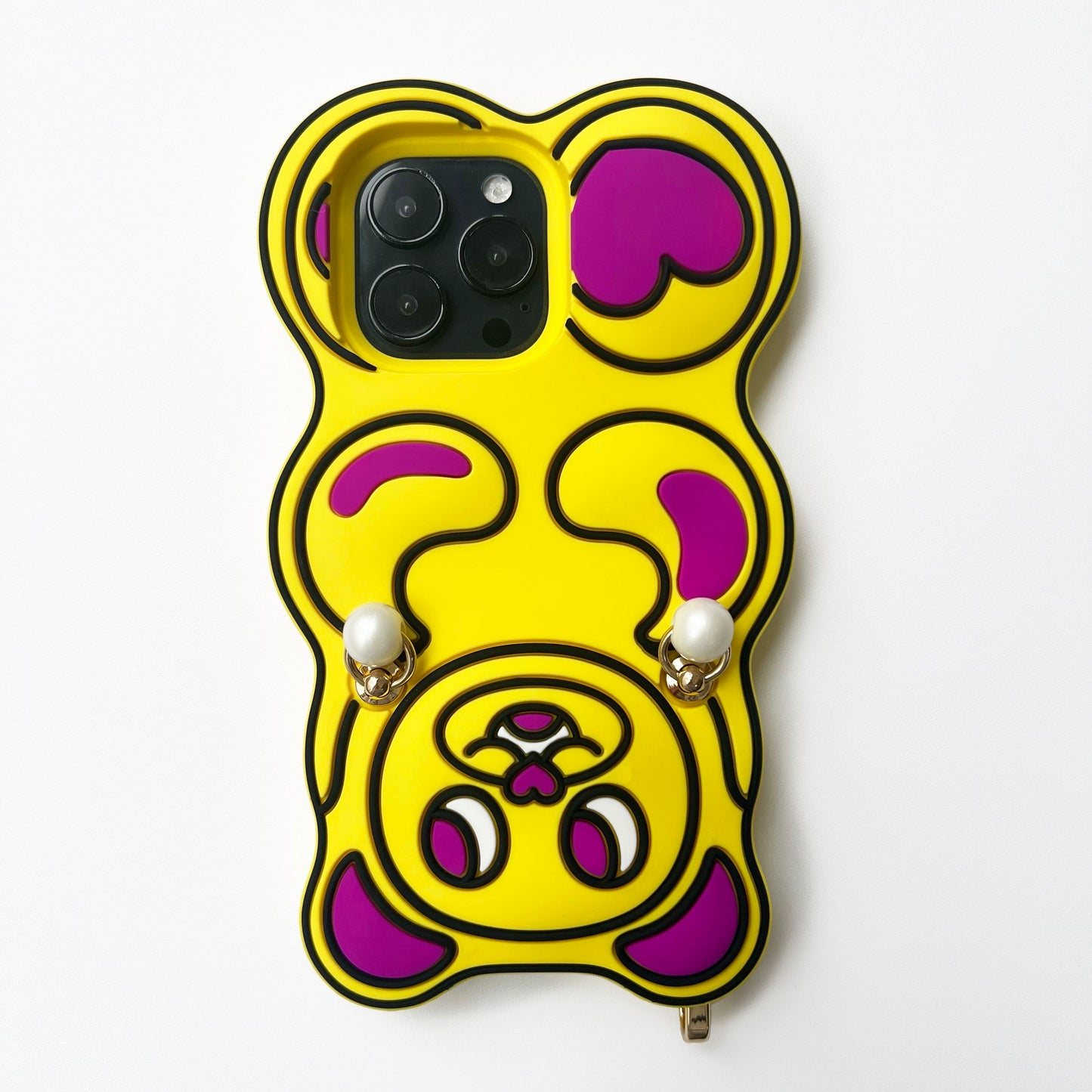 iPhone 14 Pro Max Case - Happy Gummy Bear (Yellow)