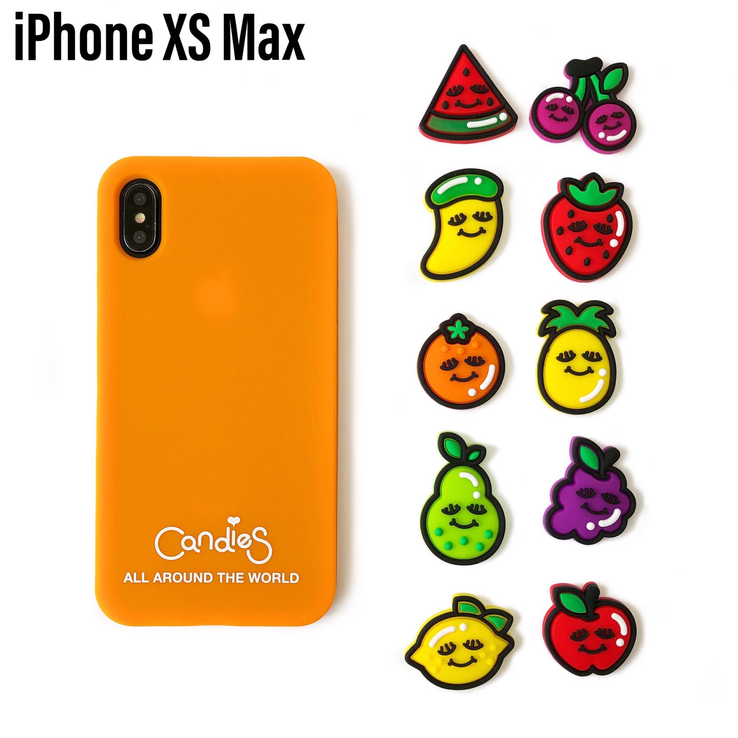 Fruits iPhone Case and Play Icon Set