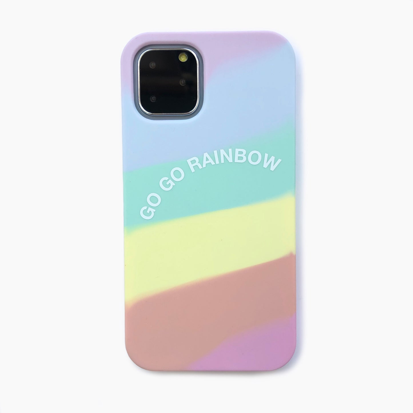 iPhone 11 Pro Simple Case - Go Go Rainbow (Pastel)