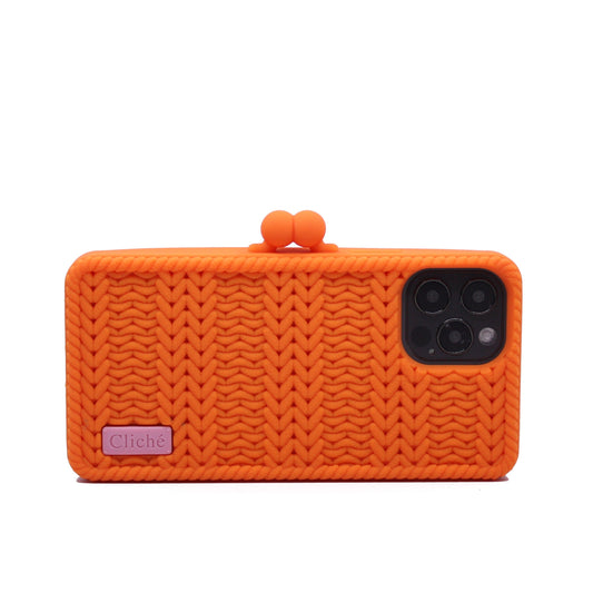 iPhone 12 Pro Knitted Case (Orange)