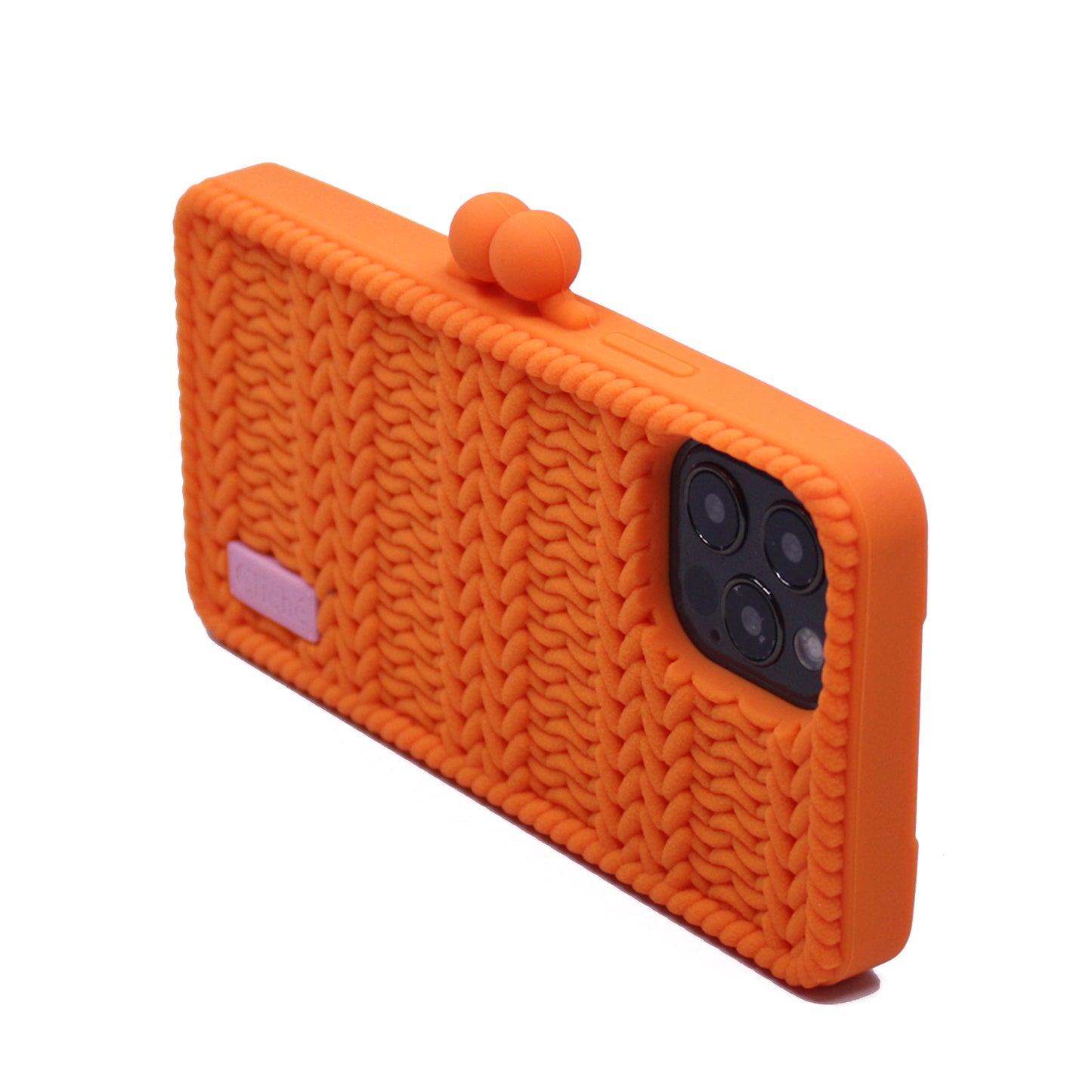 iPhone 12 Pro Knitted Case (Orange)