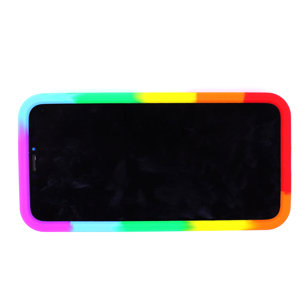 iPhone X/Xs Rainbow Simple Case - Over the Rainbow